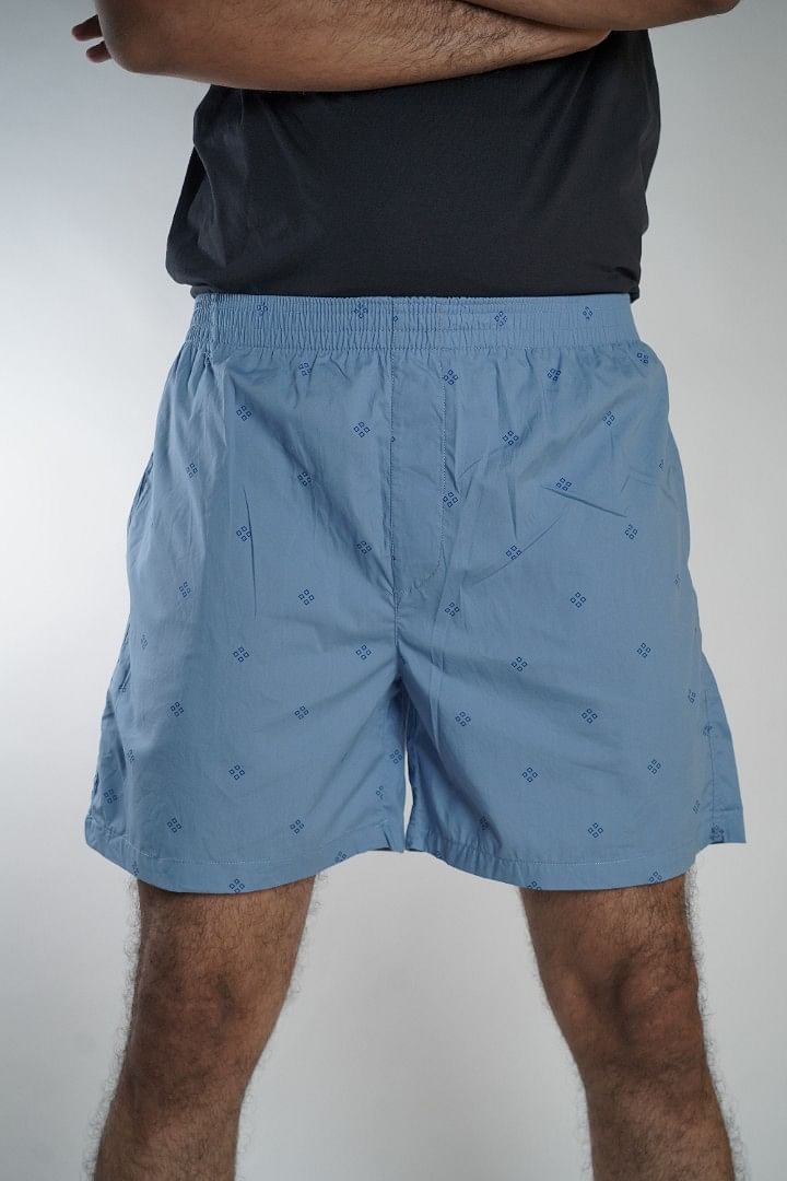 Authenzaa Men Boxer Sports SAMS001 Sky Blue 