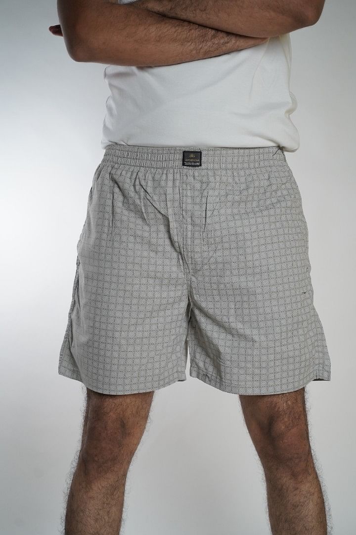 Authenzaa Men Boxer Sports SAMS002 Grey 
