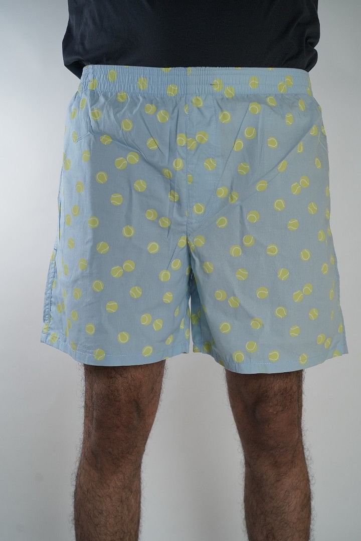 Authenzaa Men Boxer Sports SAMS004 Powder Blue 