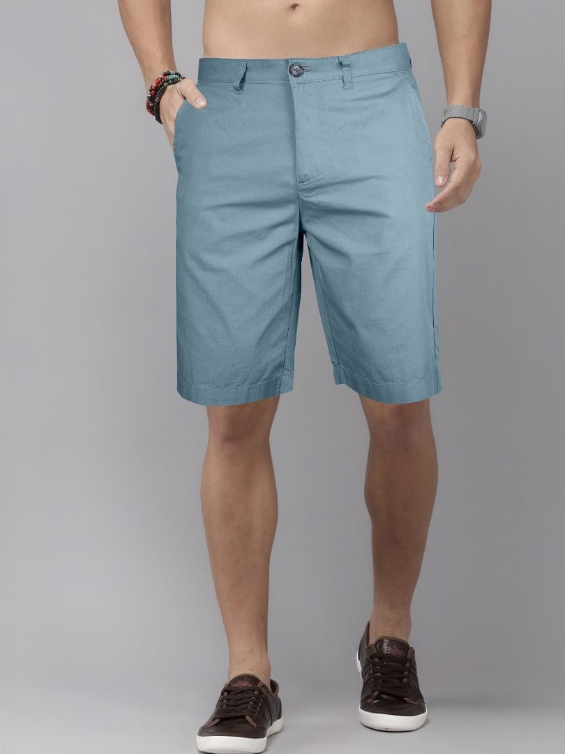 Authenzaa Men Shorts SFMS014 Aqua 