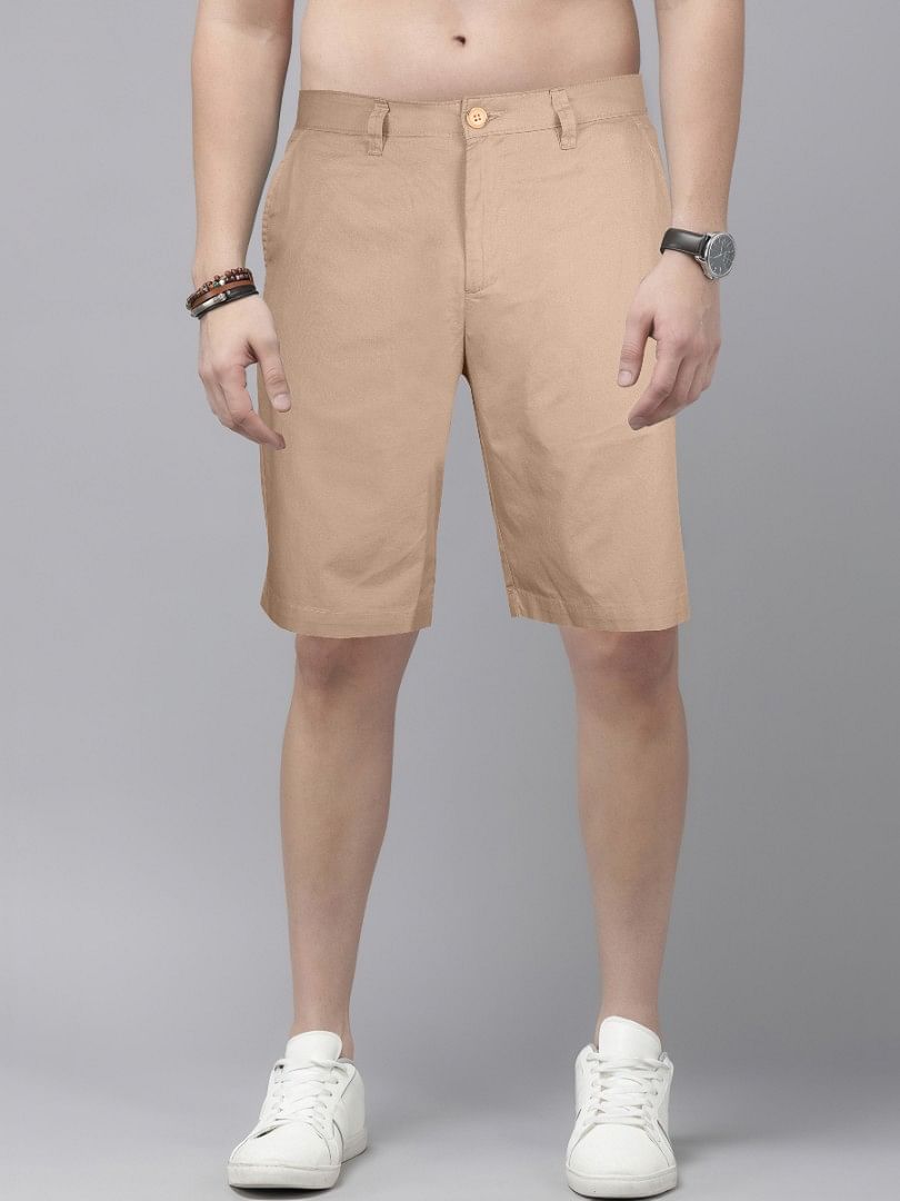 Authenzaa Men Shorts SFMS013 Khakhi 