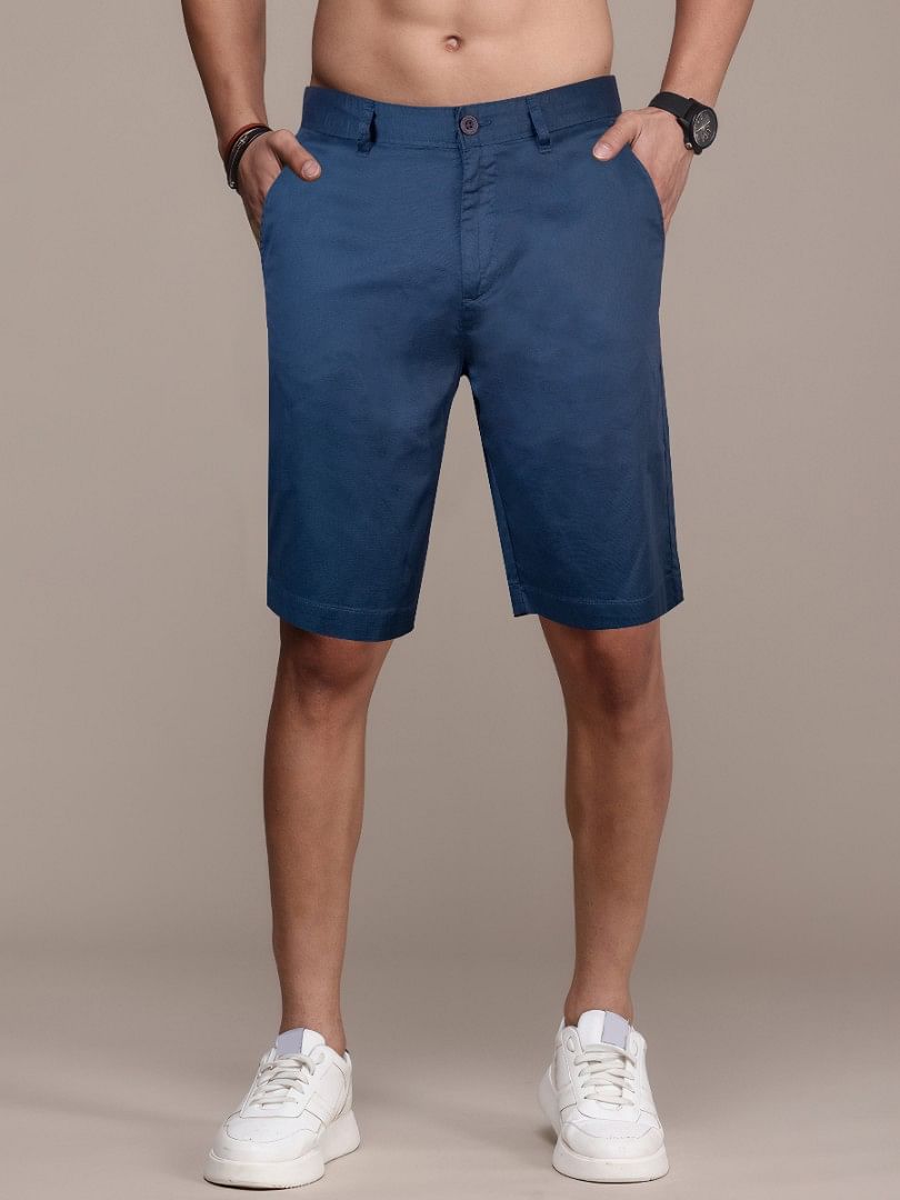 Authenzaa Men Shorts SFMS015 Ink Blue 
