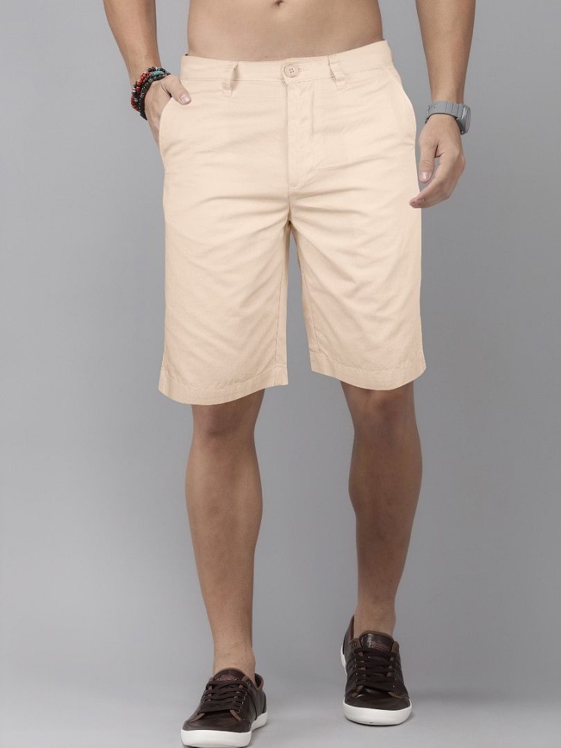 Authenzaa Men Shorts SFMS011 Beige 