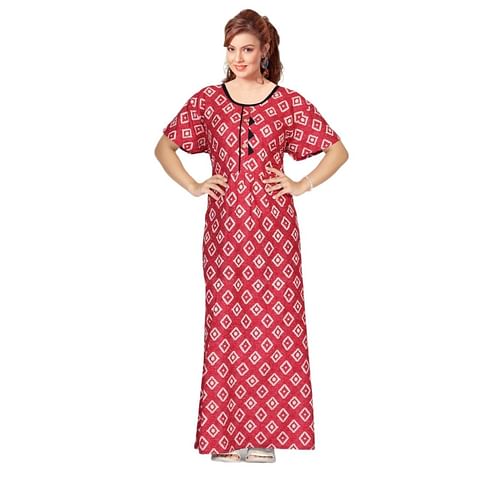 Authenzaa Women Nighty SMWN035 Coral 