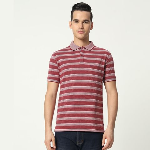Authenzaa Men Polo T-Shirt GKPT026 Maroon 