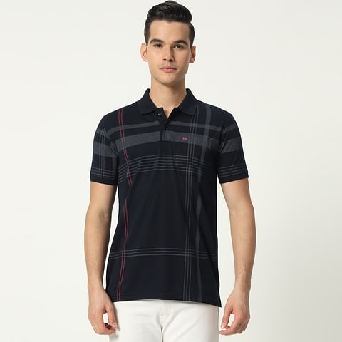 Authenzaa Men Polo T-Shirt GKPT020 Black 