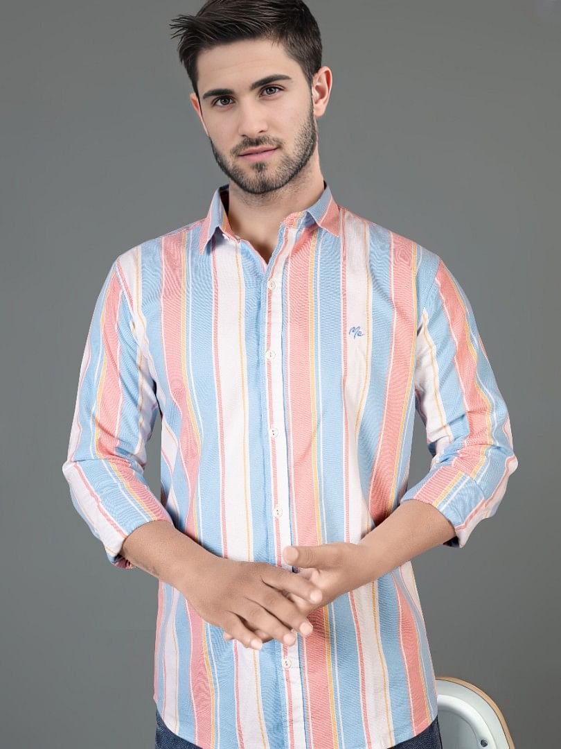 Authenzaa Men Casual Shirt SFCS180 Multi 