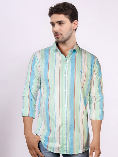 Authenzaa Men Casual Shirt SFCS181 Multi 