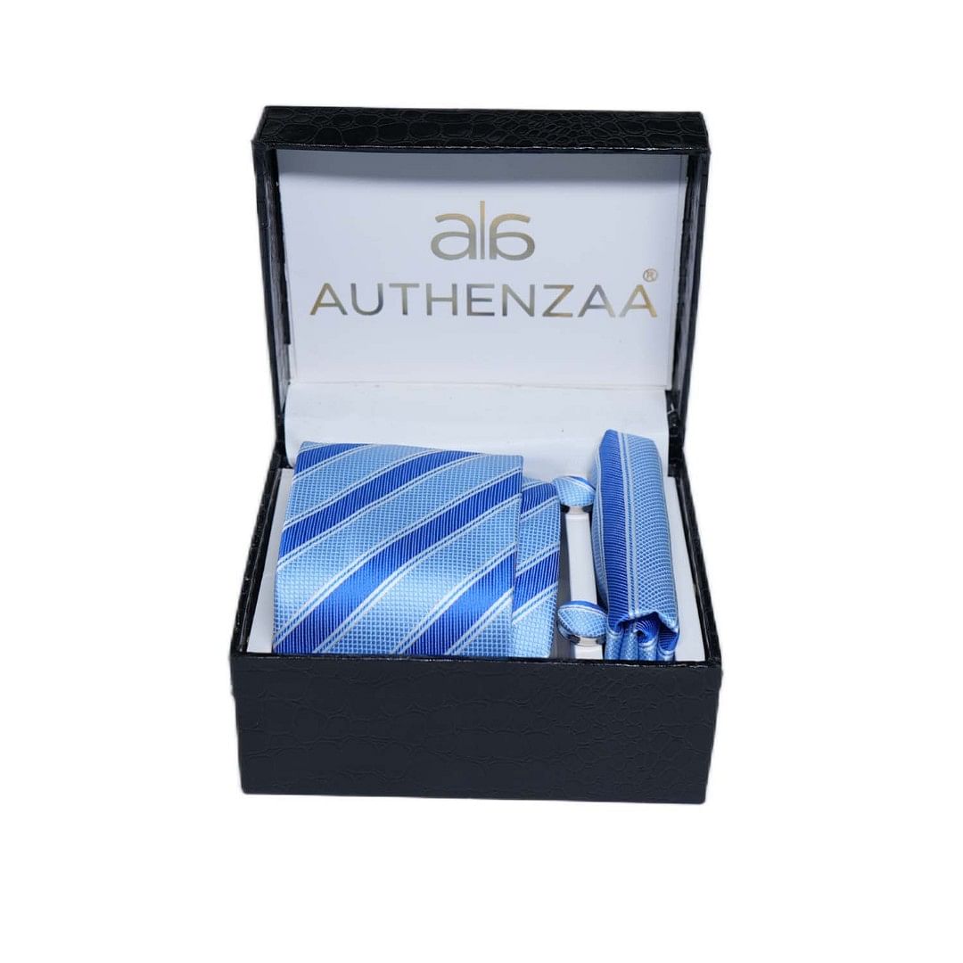 LEAGUE TIE&CUFFLINKS FR-LT2009, Sky Blue