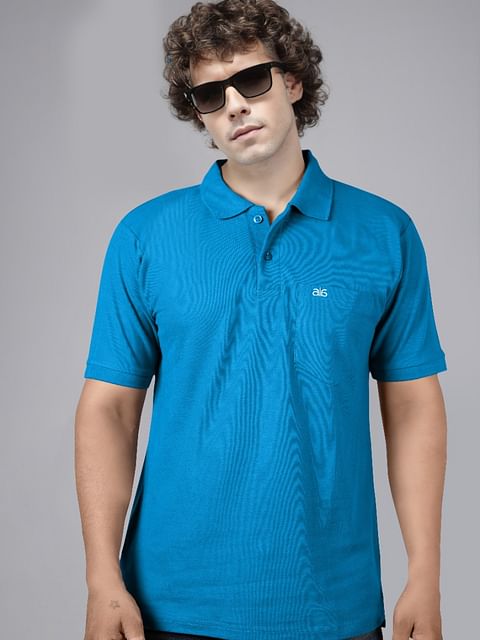 Authenzaa Men Polo T-Shirt SAVPT005 Royal 
