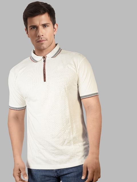 Authenzaa Men Polo T-Shirt SFPT032 White 