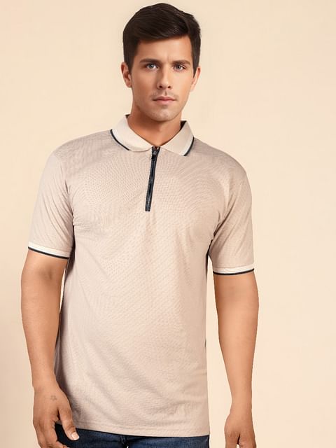 Authenzaa Men Polo T-Shirt SFPT031 Peach 