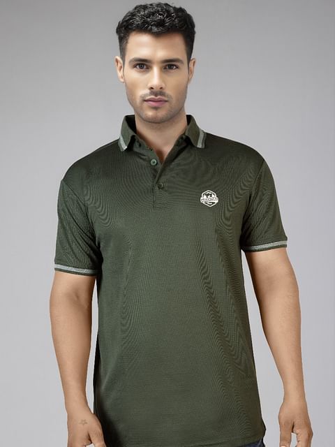 Authenzaa Men Polo T-Shirt SFPT034 Olive 