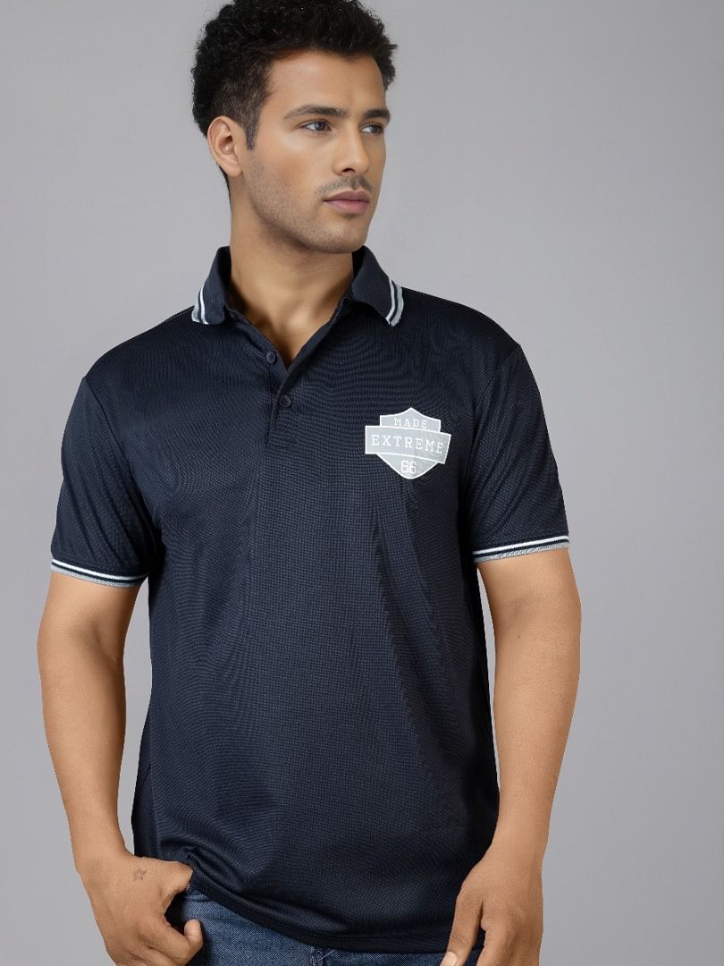 Authenzaa Men Polo T-Shirt SFPT039 Navy 