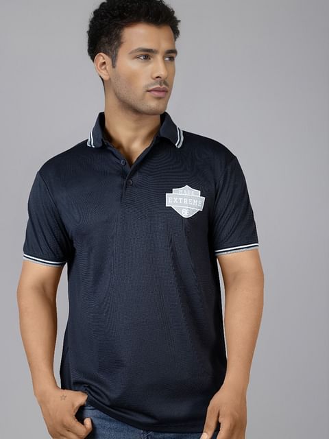 Authenzaa Men Polo T-Shirt SFPT039 Navy 