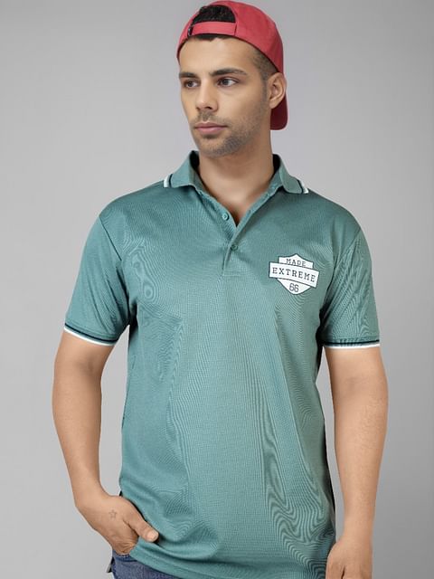 Authenzaa Men Polo T-Shirt SFPT038 Ice Blue 