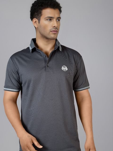 Authenzaa Men Polo T-Shirt SFPT036 Grey 
