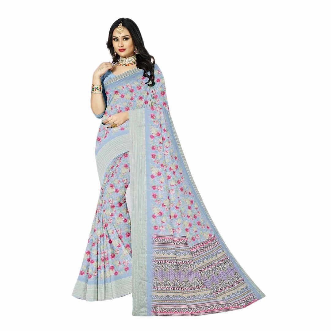 Authenzaa Women Saree RRWS013 Multi 8 
