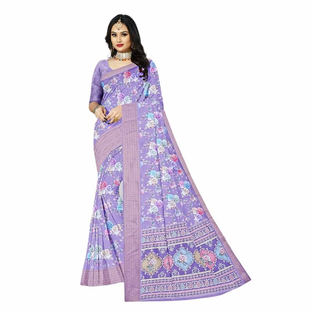 Authenzaa Women Saree RRWS013 Multi 10 