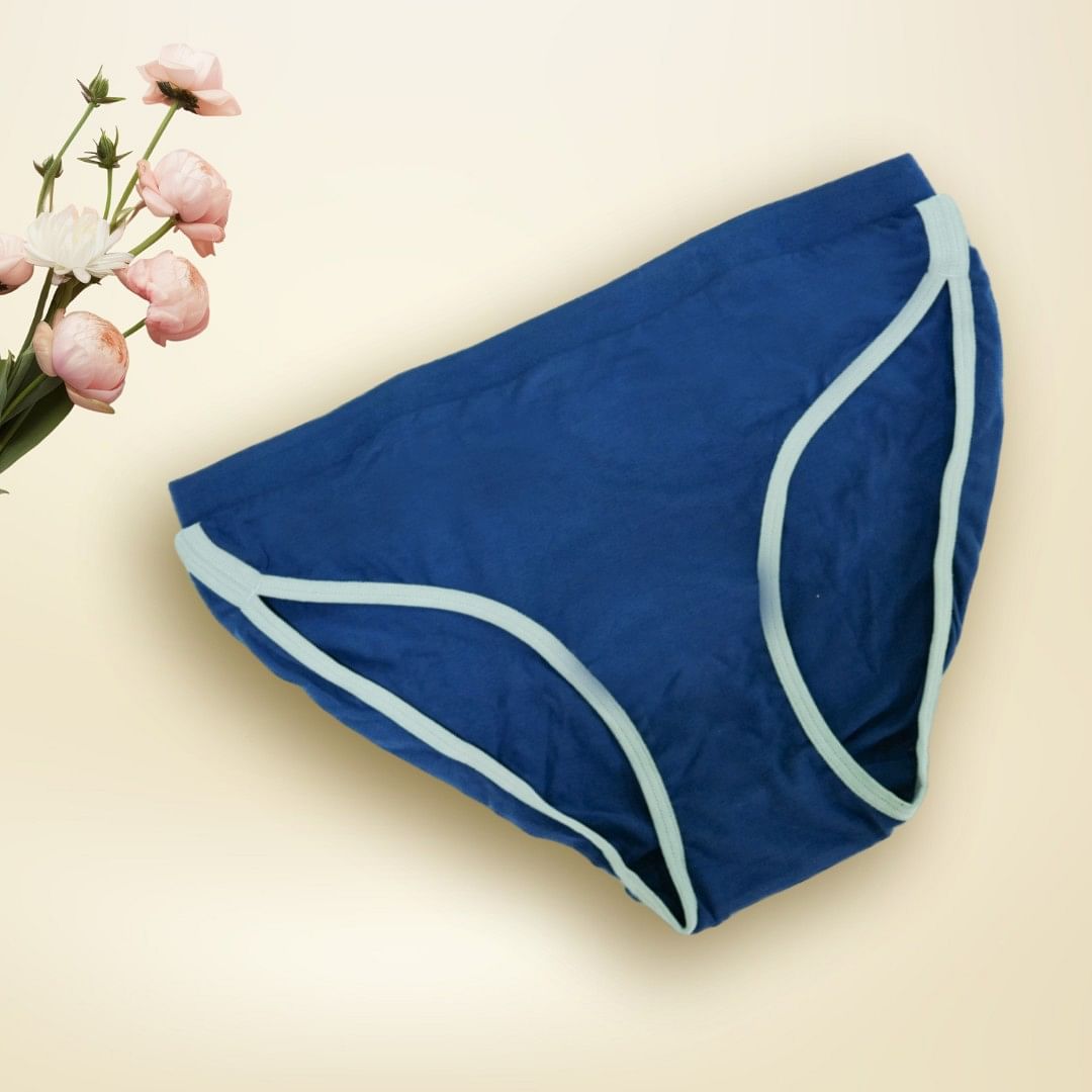 Wmn Panty-KS079-HW SOLID, N.BLUE
