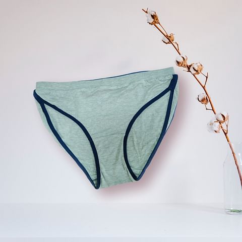 Wmn Panty-KS079-HW SOLID, GREY