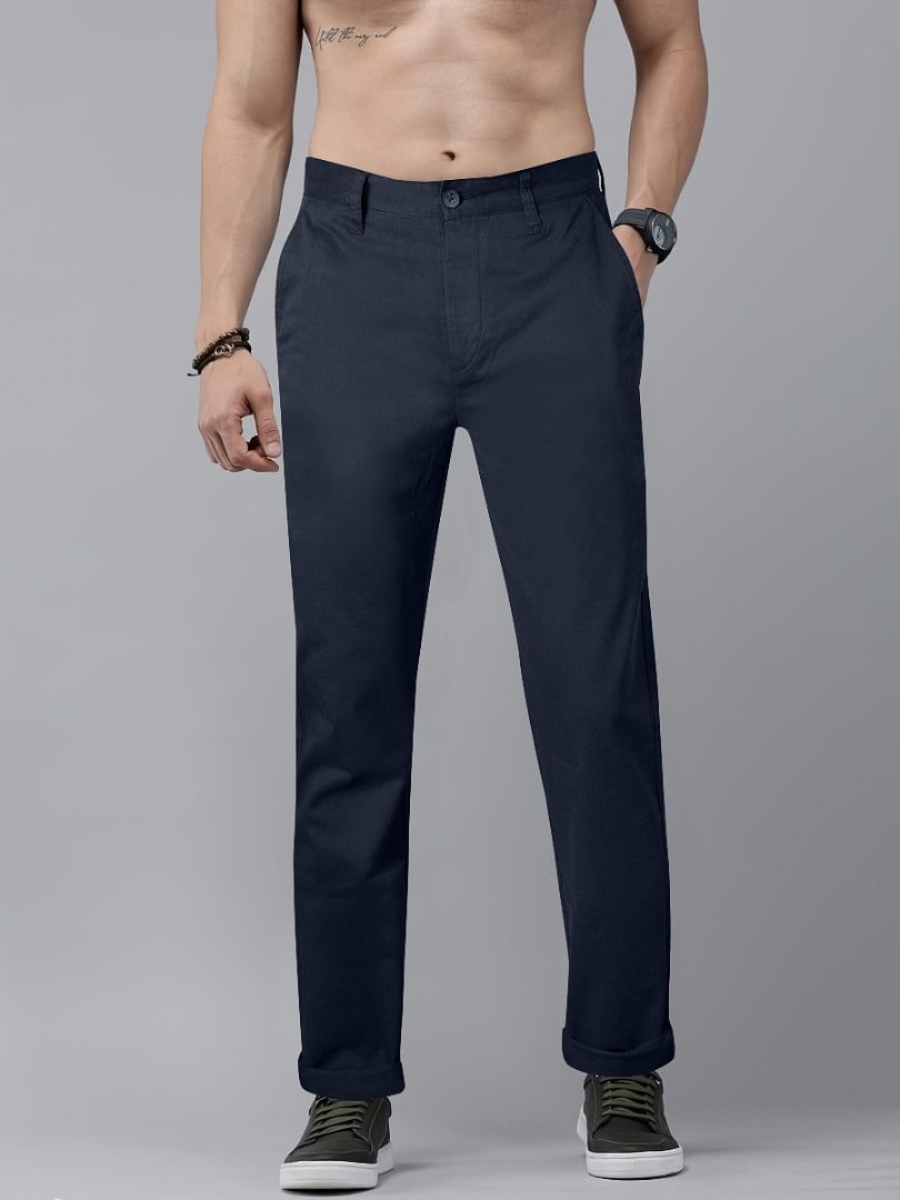 Authenzaa Aspire Casual Trouser Blue