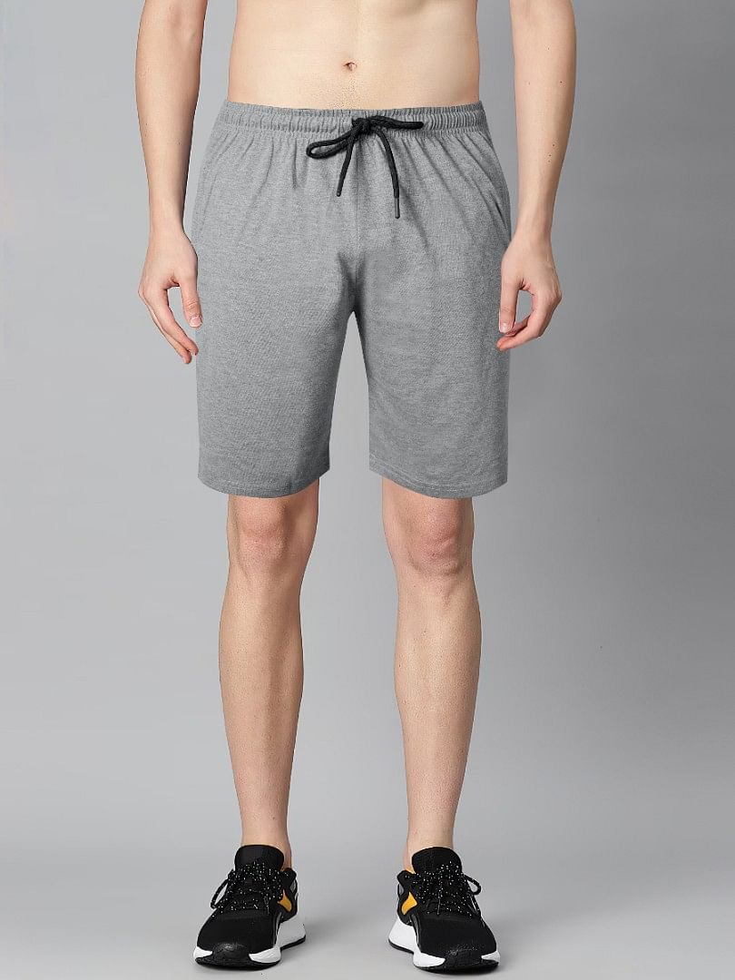 Authenzaa Men Fido Bermuda Grey