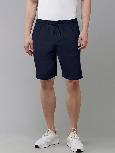 Authenzaa Men Fido Bermuda Blue