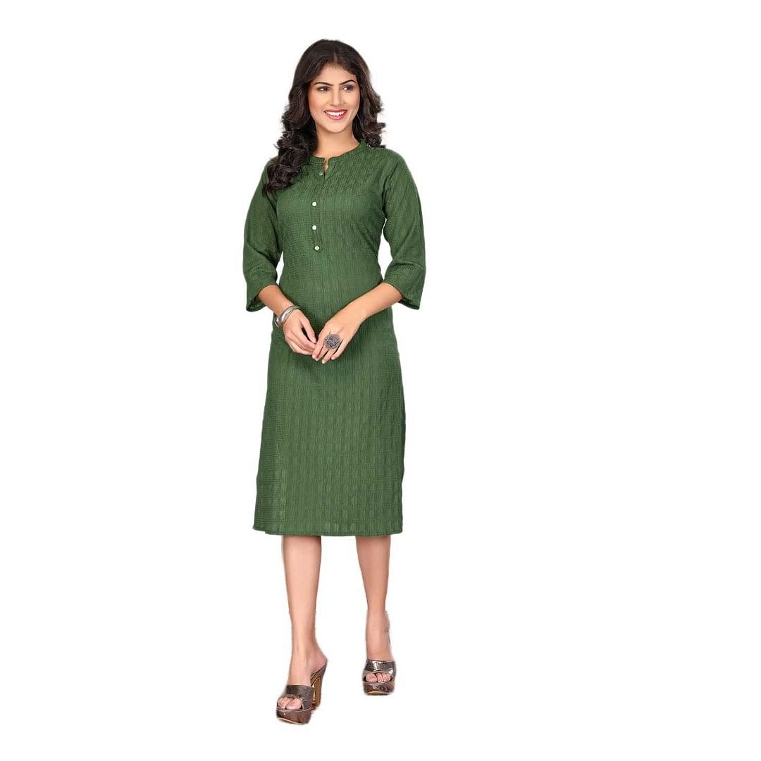 Authenzaa Women Kurti HFWKT015 Green 