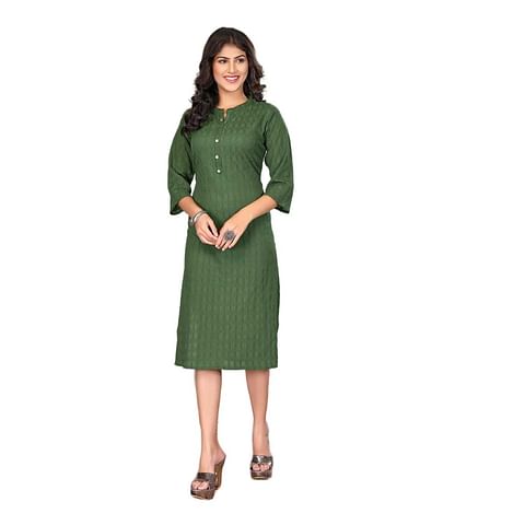 Authenzaa Women Kurti HFWKT015 Green 