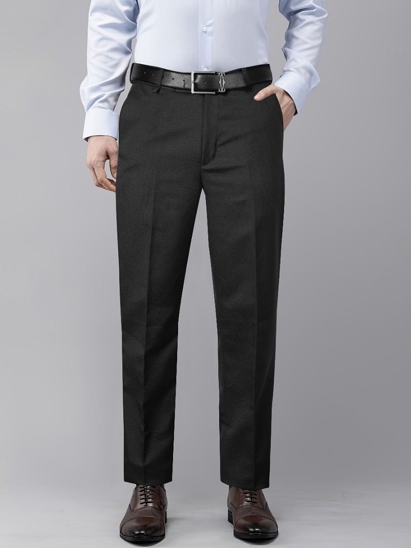 Authenzaa Men Formal Trouser 4SFF025 Black 