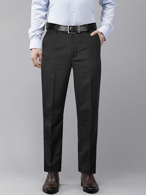 Authenzaa Men Formal Trouser 4SFF025 Black 