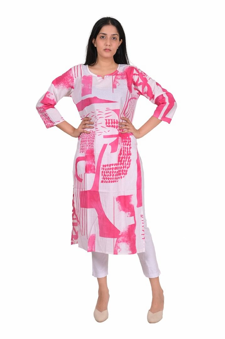 Authenzaa Women Kurti SFBKT019 Multi 
