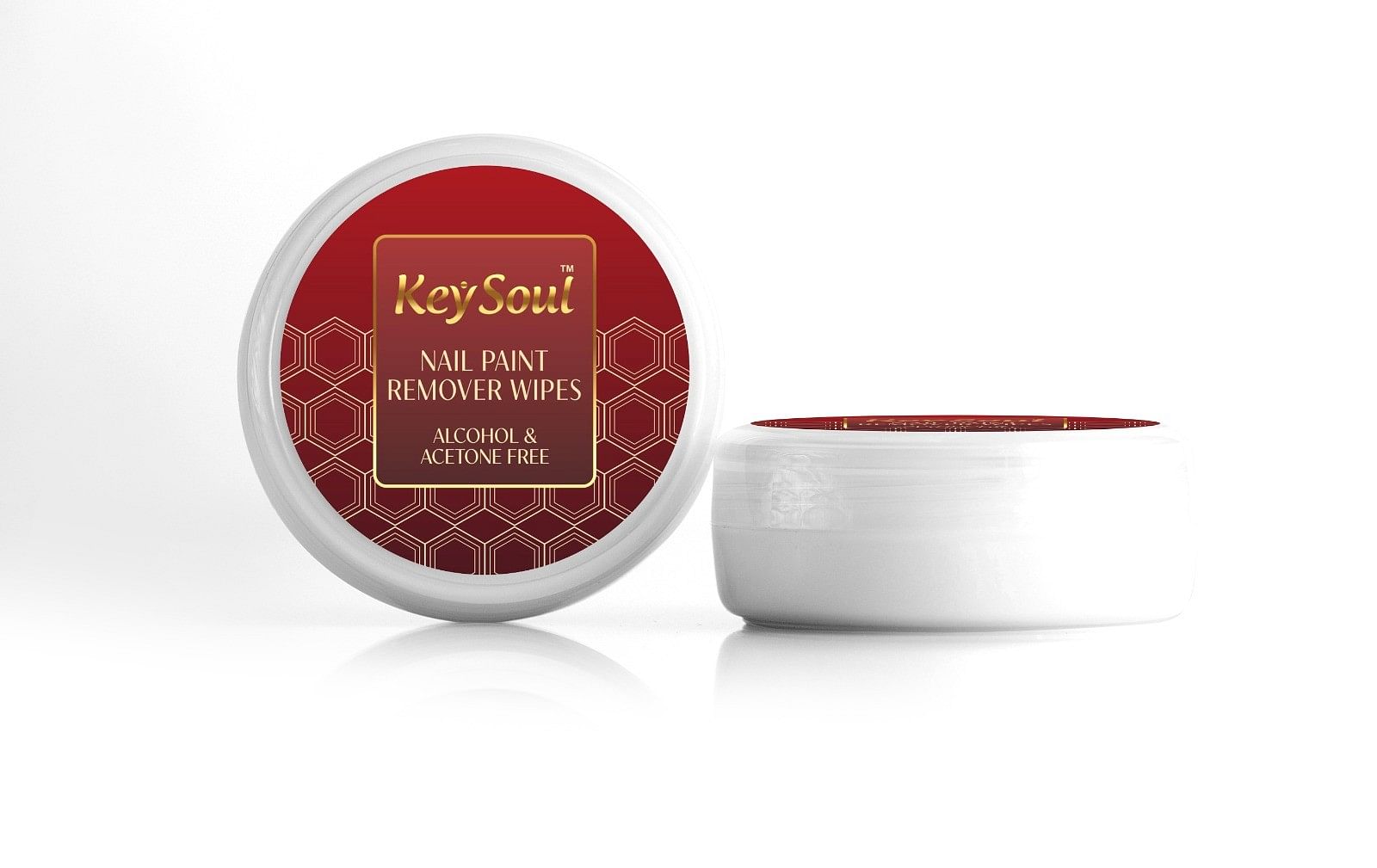 Key Soul Nail Paint Remover Wipes, Musk Melon (32 wipes)