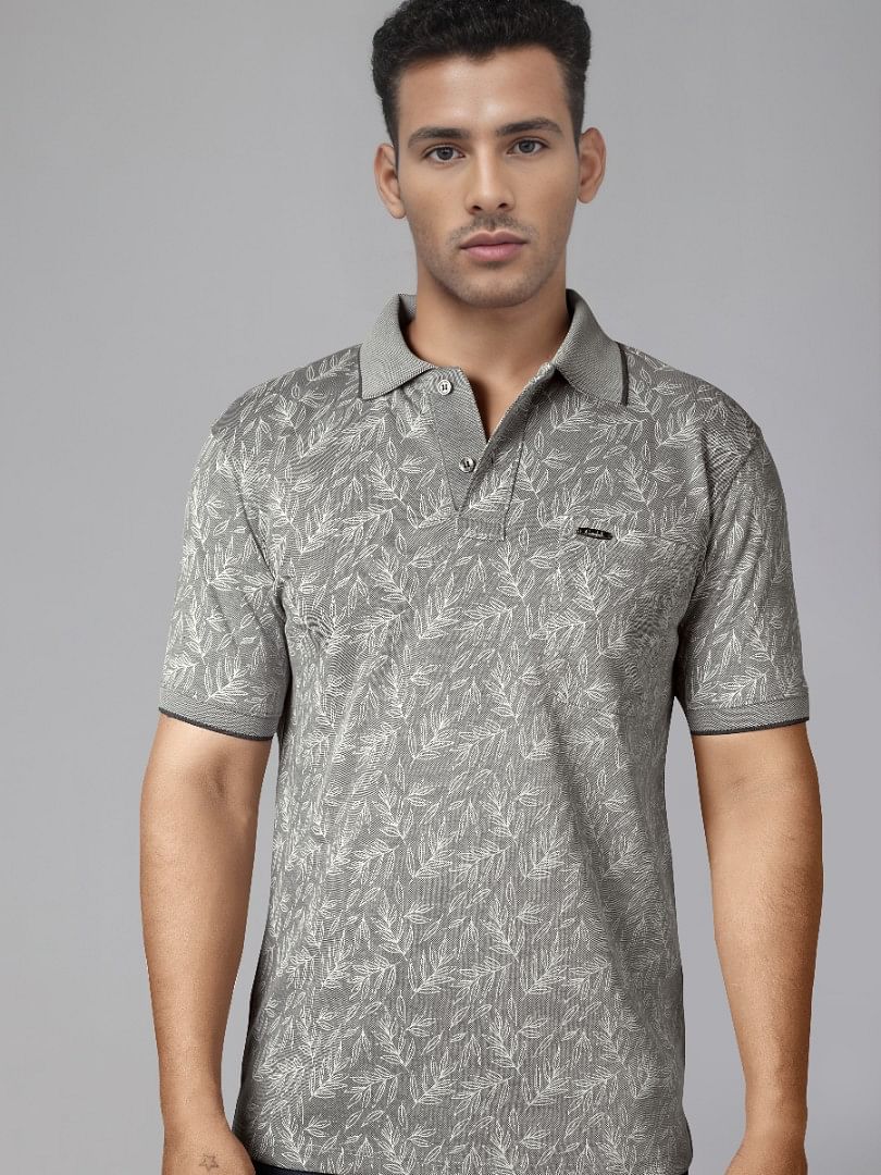 Authenzaa Men Polo T-Shirt BKPT004 Green 