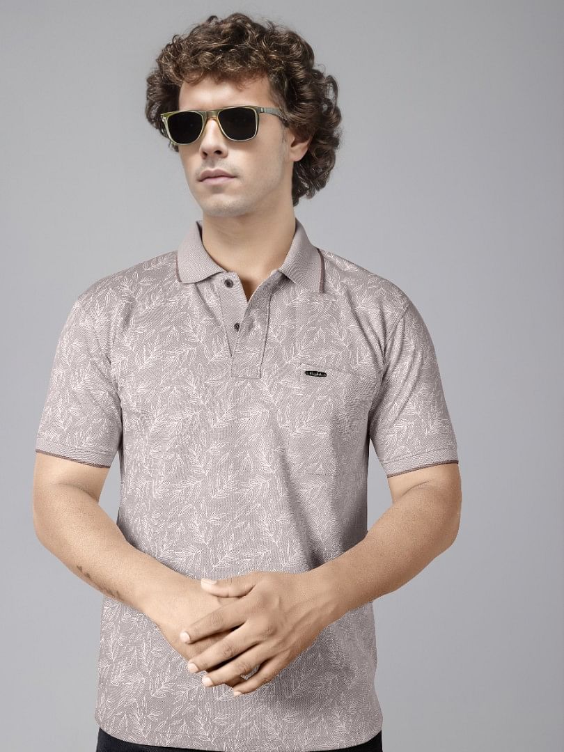 Authenzaa Men Polo T-Shirt BKPT005 Light Grey 
