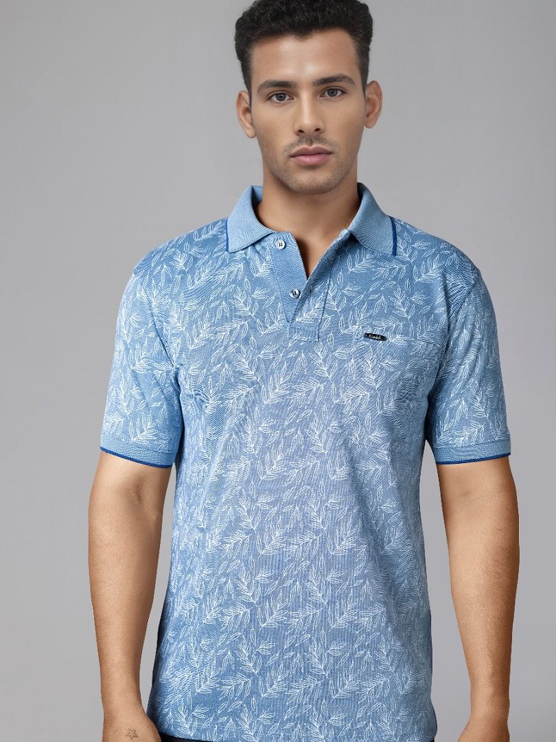 Authenzaa Men Polo T-Shirt BKPT007 Airforce 