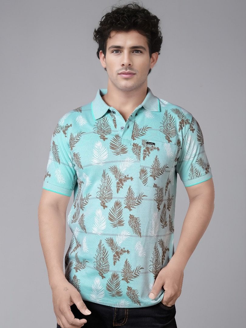 Authenzaa Men Polo T-Shirt BKPT011 Sky Blue 