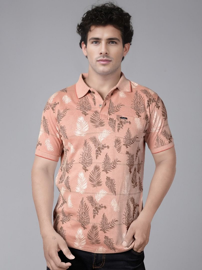 Authenzaa Men Polo T-Shirt BKPT012 Orange 
