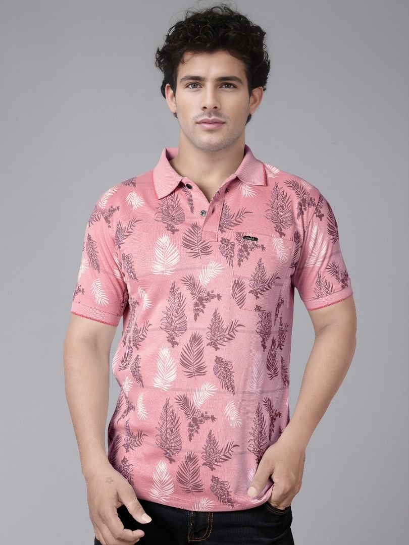 Authenzaa Men Polo T-Shirt BKPT014 Peach 