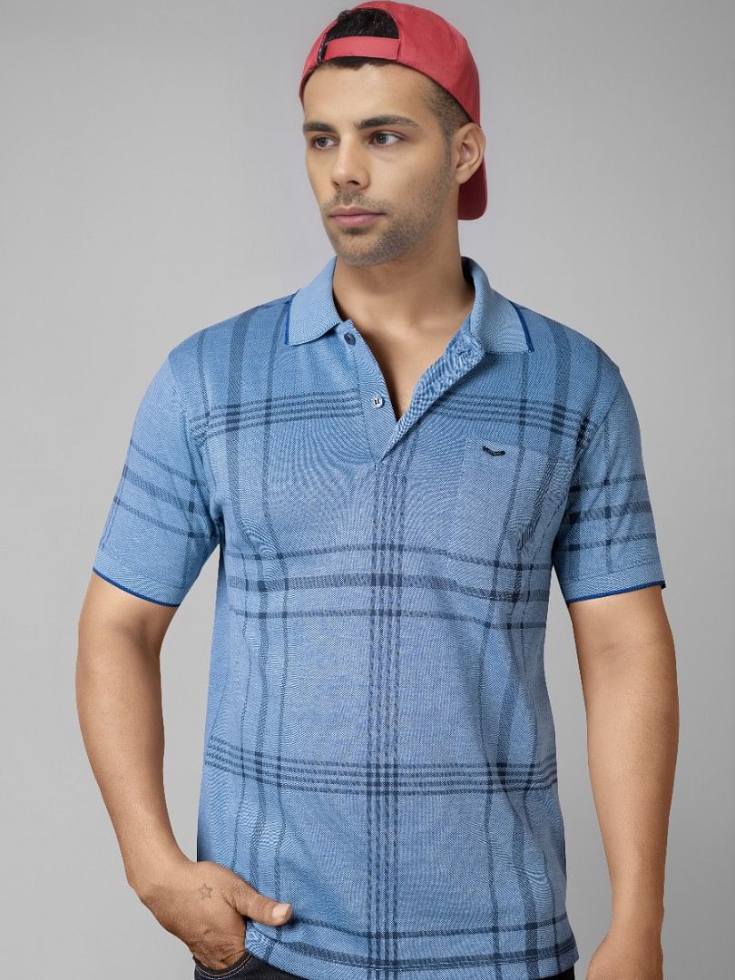 Authenzaa Men Polo T-Shirt BKPT016 Airforce 