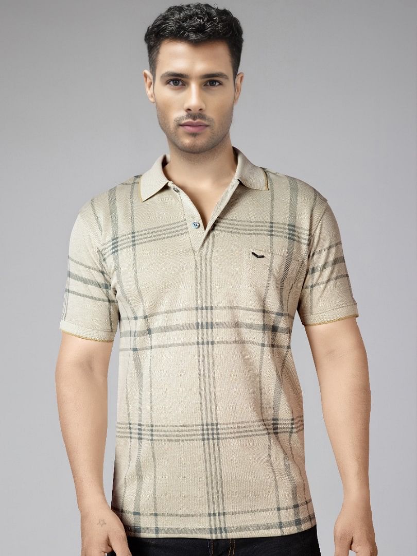 Authenzaa Men Polo T-Shirt BKPT020 Pista 