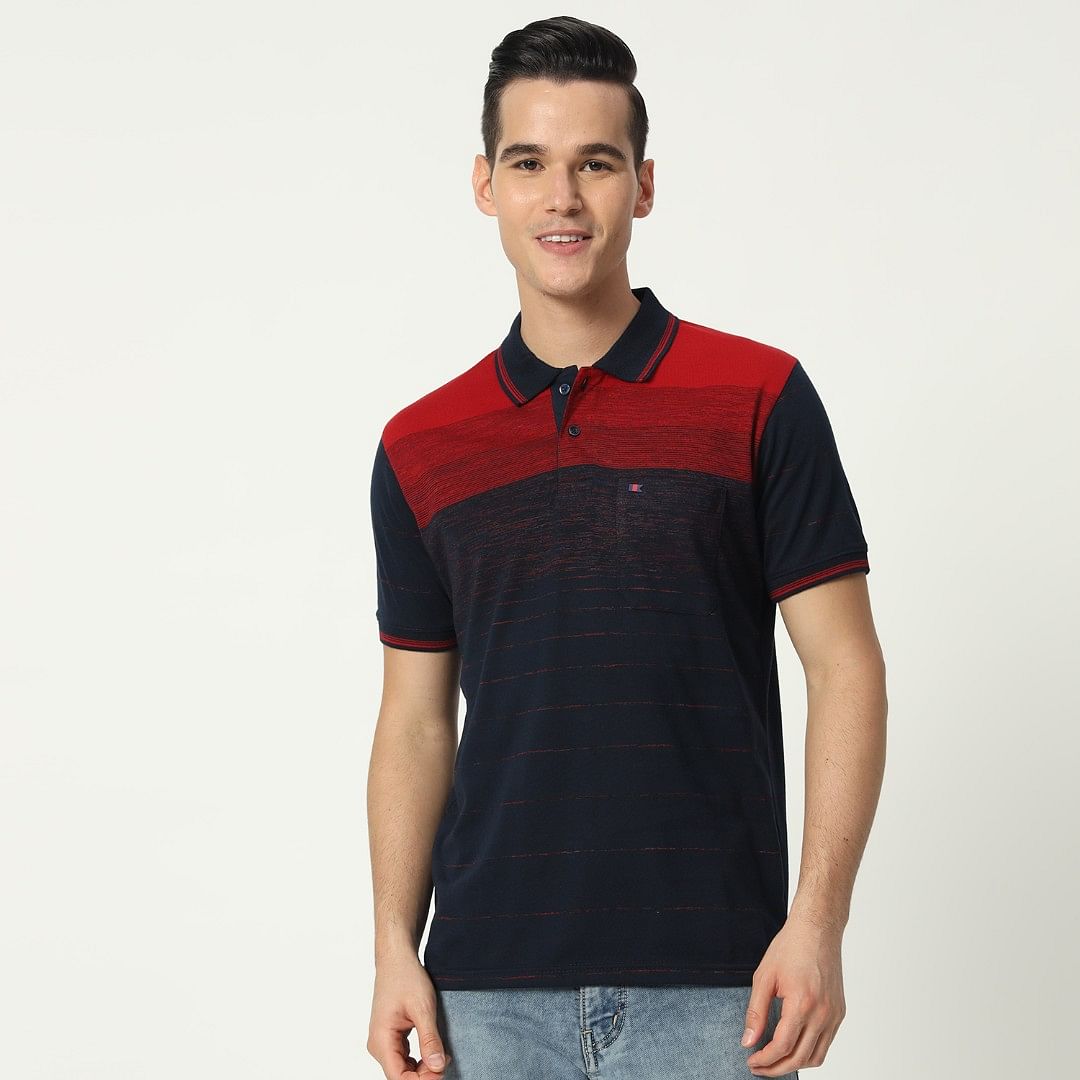 Authenzaa Men Polo T-Shirt GKPT056 Red 