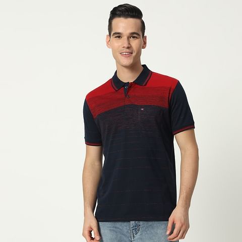 Authenzaa Men Polo T-Shirt GKPT056 Red 