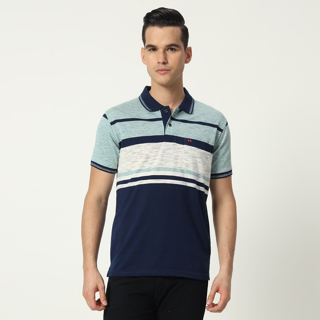 Authenzaa Men Polo T-Shirt GKPT057 C.Green 