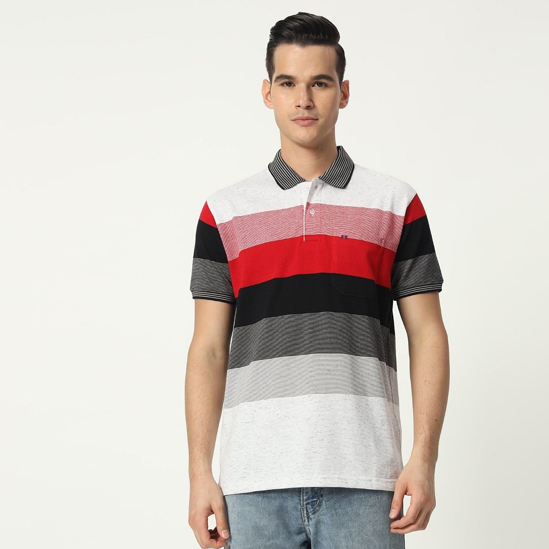 Authenzaa Men Polo T-Shirt GKPT046 Black 