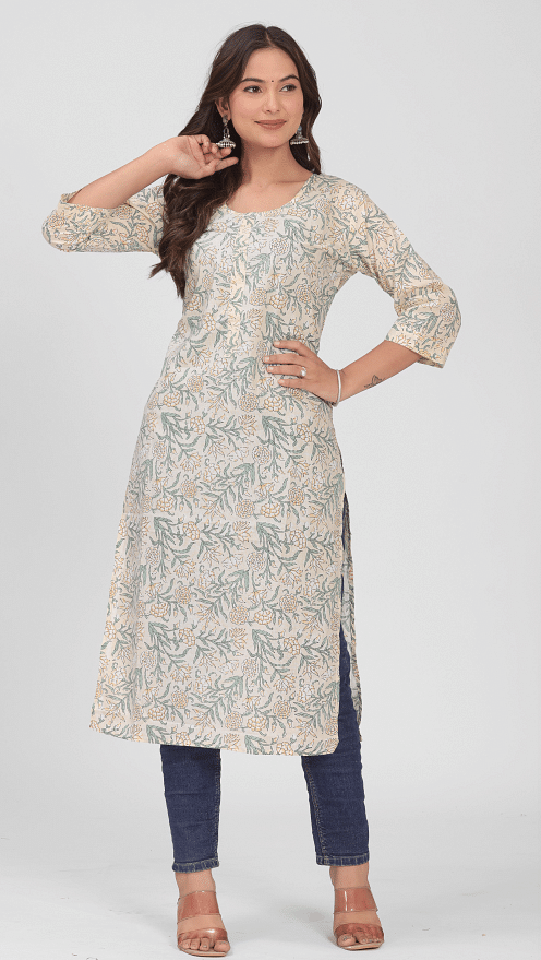Authenzaa Women Kurti SFBKT030 Multi 