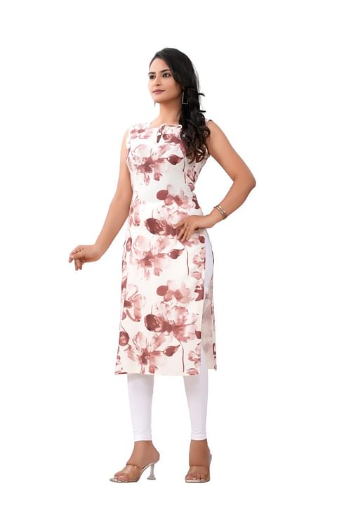 Authenzaa Women Kurti SFBKT043 Cream 