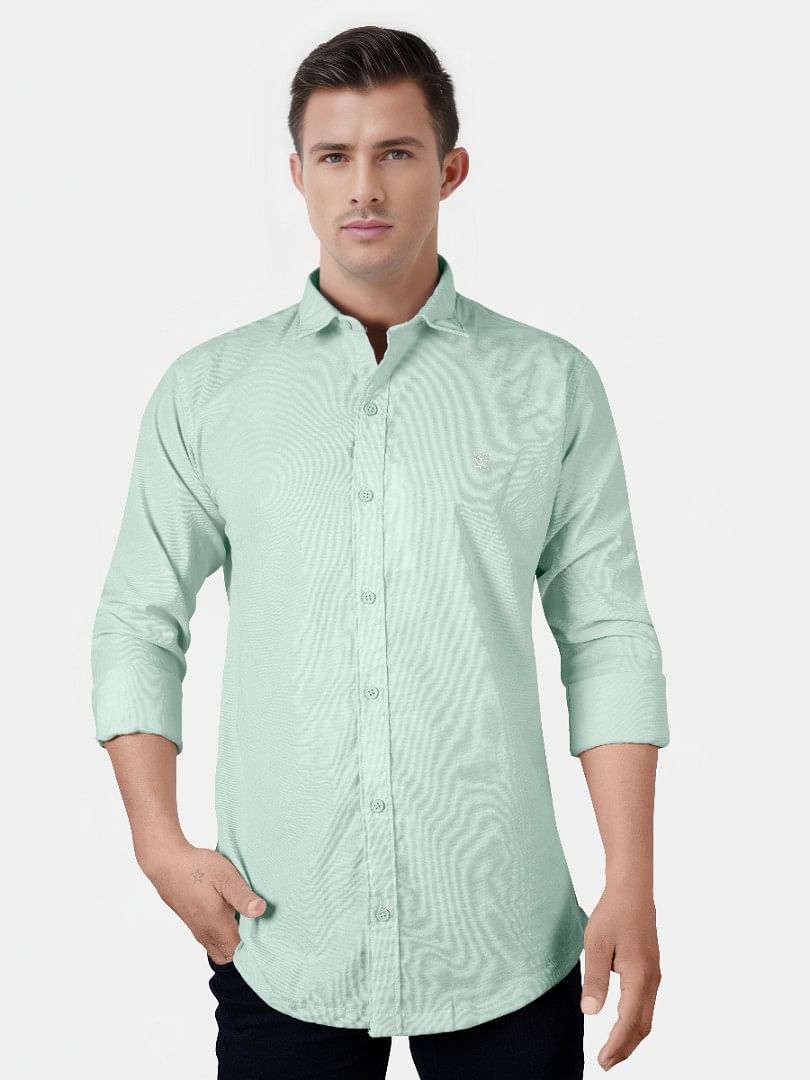 Authenzaa Men casual Shirt SFCS194 P.Blue 