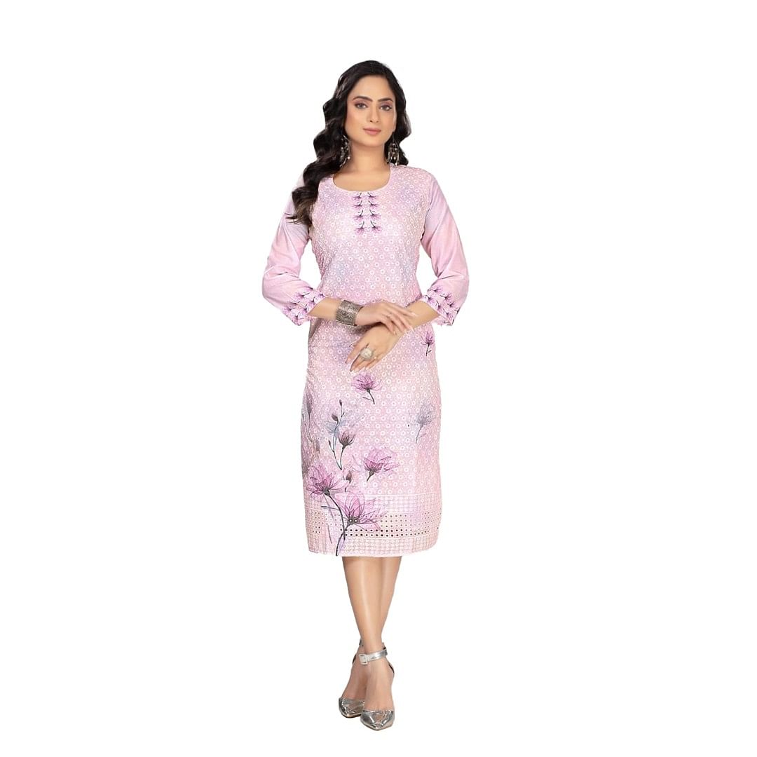 Authenzaa Women Kurti AFKT030 Multi 